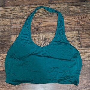 SHEIN Green Halter Crop Top